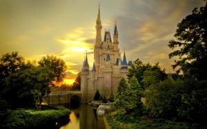 Cinderella's Castle, by Thomas Kincaid